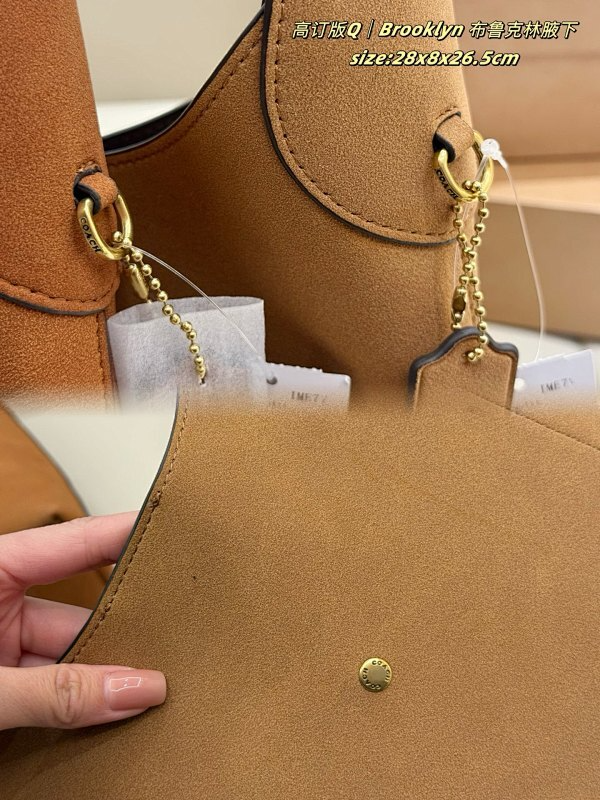 ACP60 Leather Bag 28-8-26.5CM suede Handbag With Box