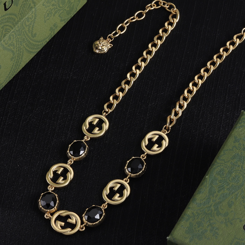 GUN8   Women's new fashion necklace bracelet earring set jewelry