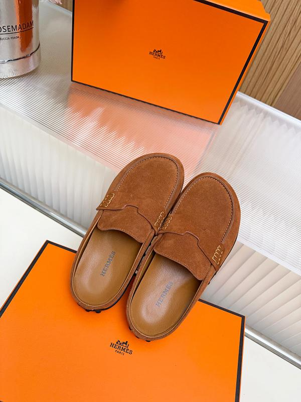 OHS2 Women slipper Leather Sole Shoes 35-41 with box