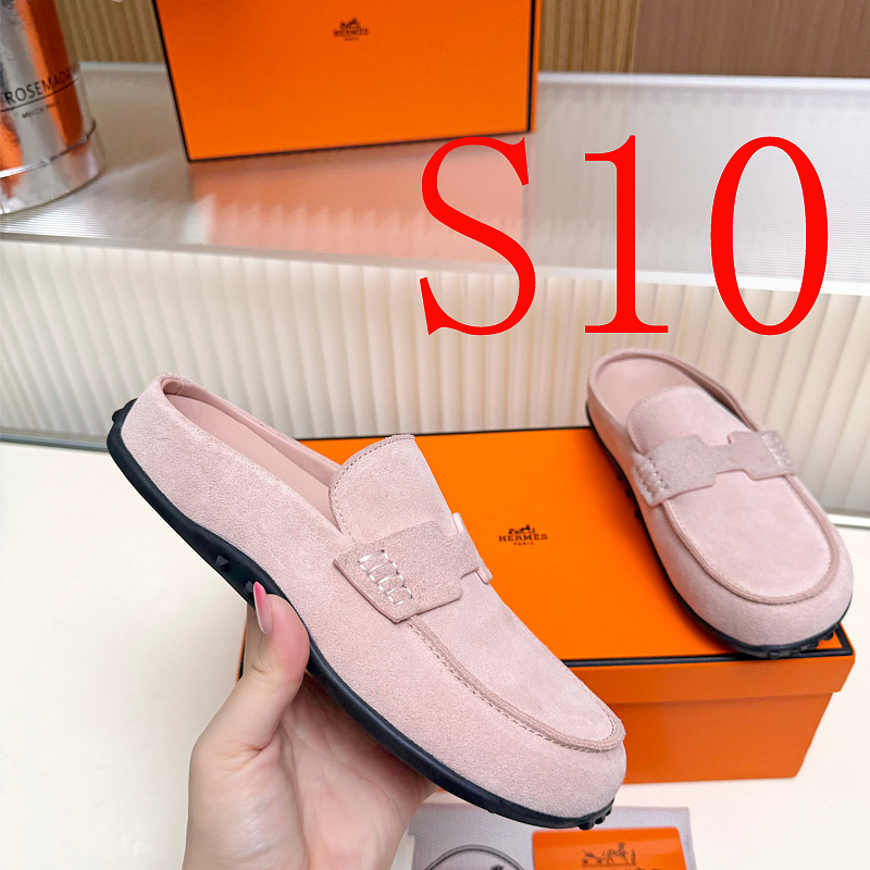 OHS2 Women slipper Leather Sole Shoes 35-41 with box