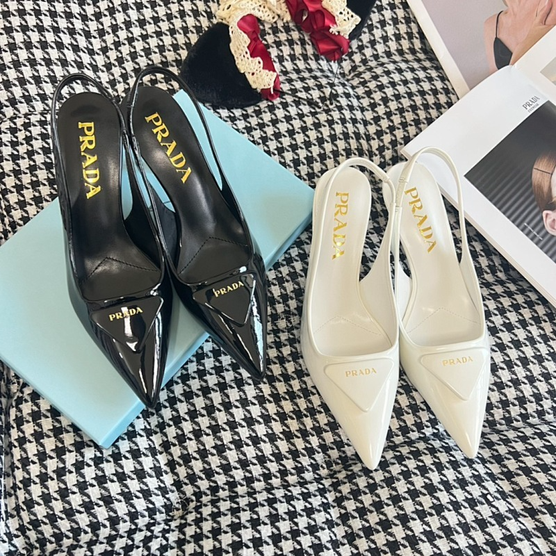 MPS7 Synthetic Leather Heel 7CM Women shoes 35-40 With box
