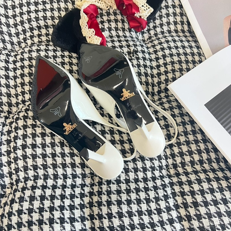 MPS7 Synthetic Leather Heel 7CM Women shoes 35-40 With box