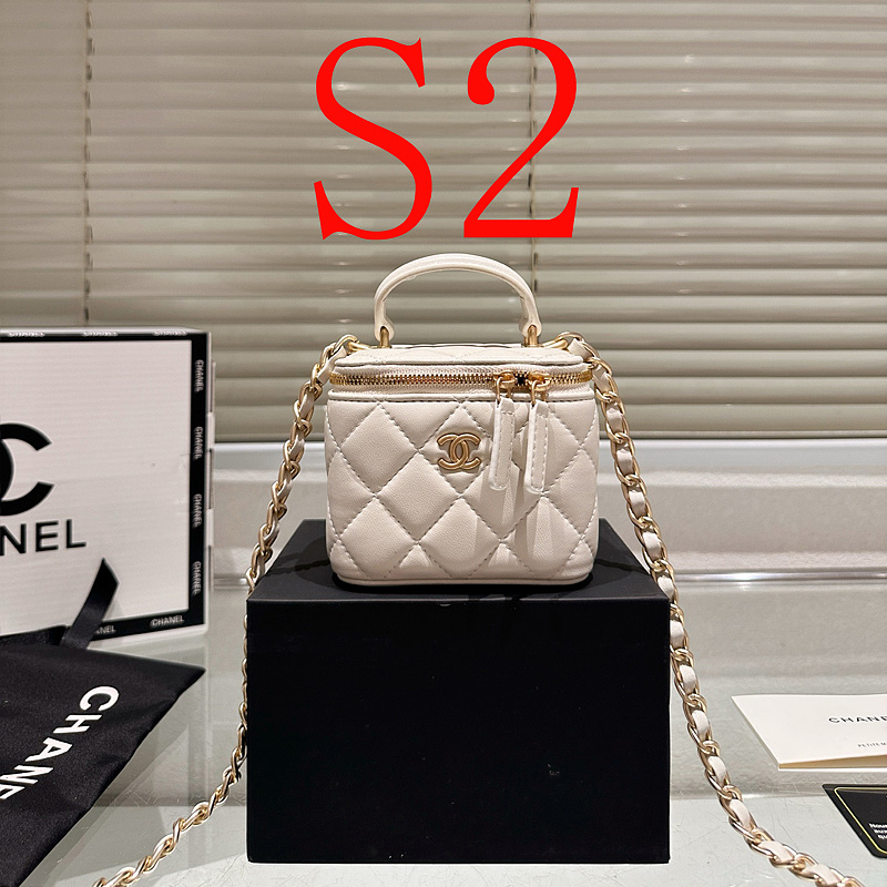 ACP01 Leather Bags 10CM Makeup tote Bag with Box