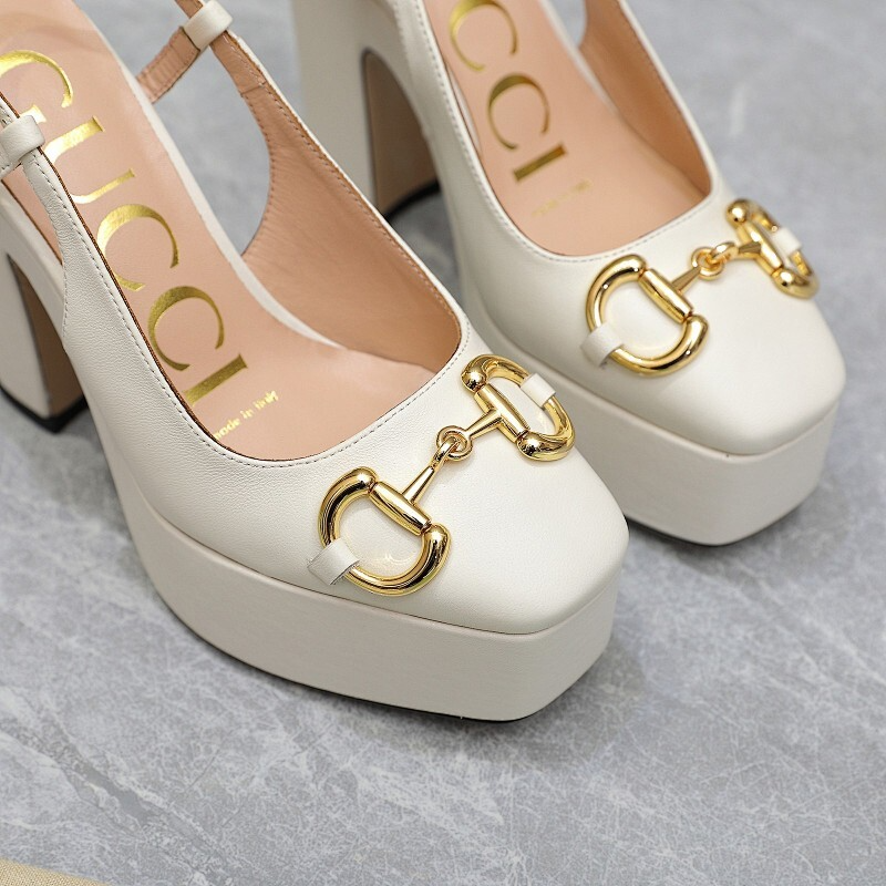 JHGS14 Slipper 12CM Heel Size 35-42 Lether Shoes with box