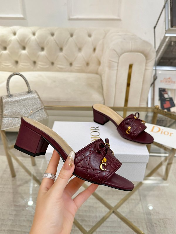 SHDS11 Women 5.5CM Heel slipper Shoes 35-42 with box