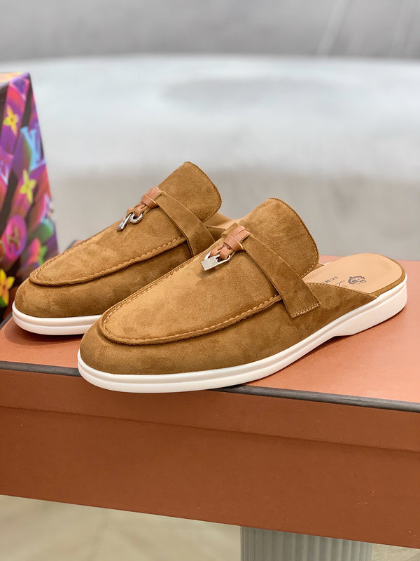 GLS19 Leather shoes Women35-42 Man40-45 Slipper with box
