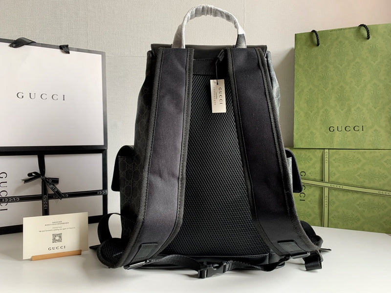 LGP51 Men GG SUPREME backpack large capacity ipad bag 34x42x16cm