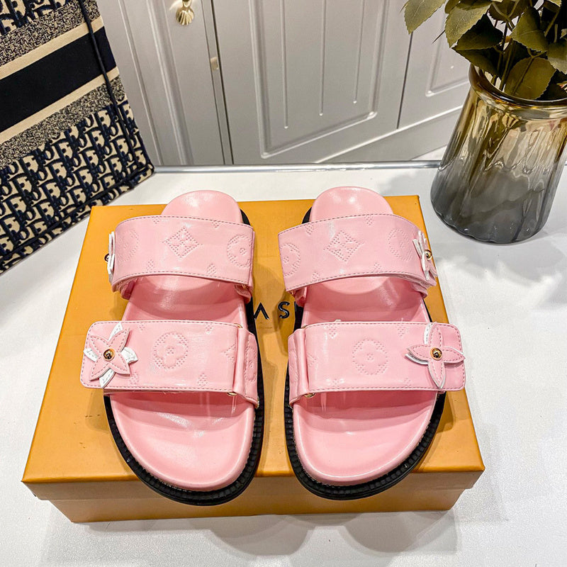 MLS11 Slippers Women Leather shoes 35-40 With box