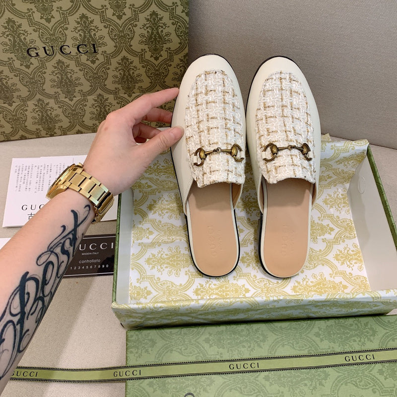 MJGS20 Leather slipper Women shoes 35-43 With box