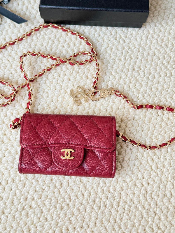 LCP02 Wallet Bag 13.1-7.5-2.1CM Leather bags with box
