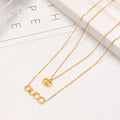 GCN13 Necklace copper plating gold Jewelry