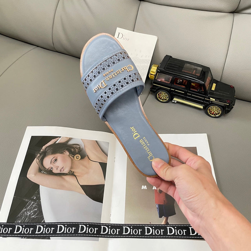 MBDS1 Leather Slippers Size 35-41 Shoes with Box
