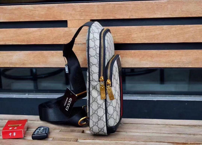 GGP22 Men Shoulder bag leather bag handbag 18-31-5CM