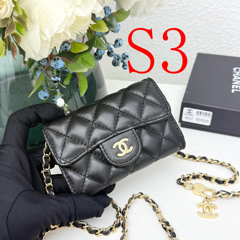 LCP04 Wallet Bag 13.1-7.5-2.1CM Leather bags with box