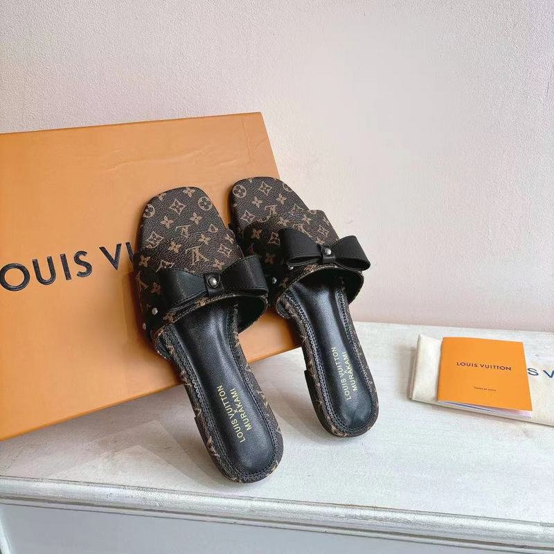SHLS1 Women slipper Leather Shoes 35-43 with box