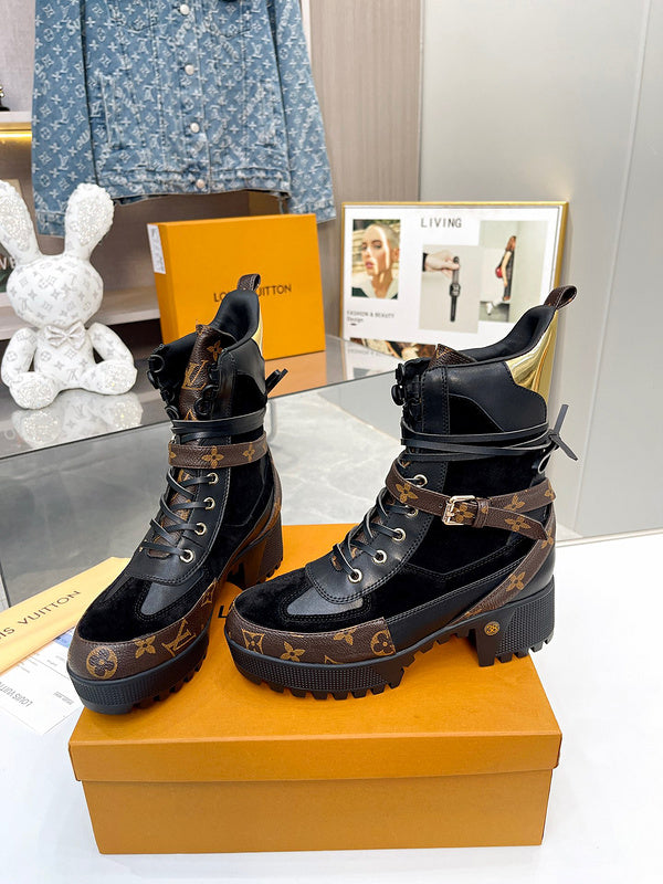 OLS28 Leather Women Shoes 35-42 with box