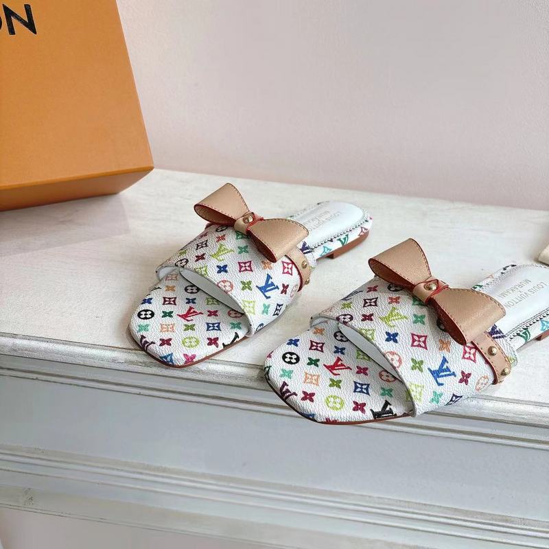 SHLS1 Women slipper Leather Shoes 35-43 with box