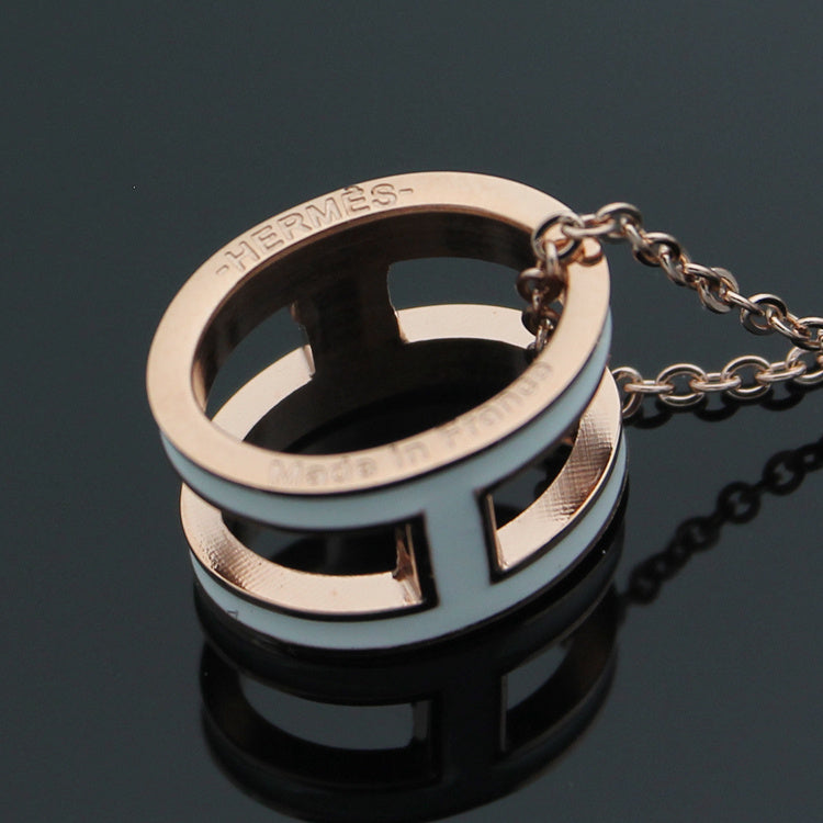 HN2 Necklace 316L steel plating gold Jewelry for women