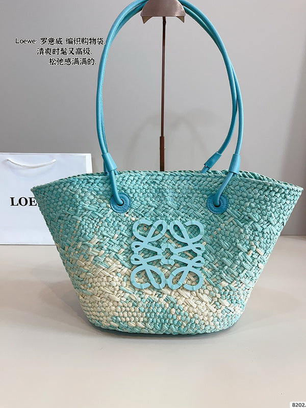 MLOB1   Handbag woven vegetable basket bag 28 * 18 * 25cm