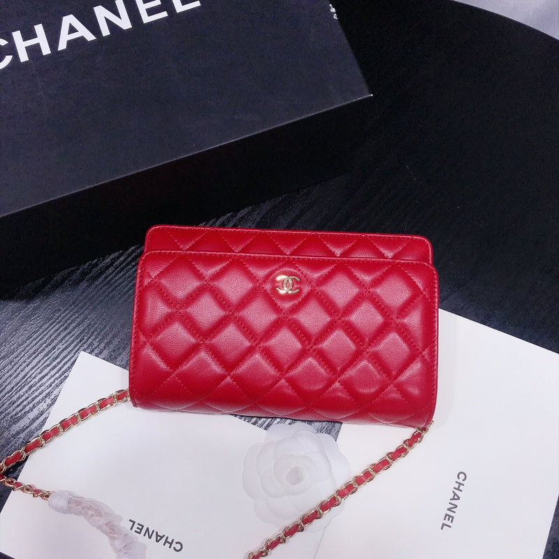 XCP018 Bag leather 19-13-4CM Bag Gold