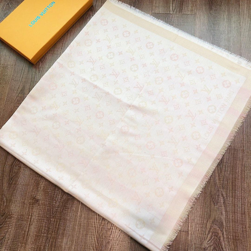 LSC3 Silk cotton 140-140CM scarf Can choose With box