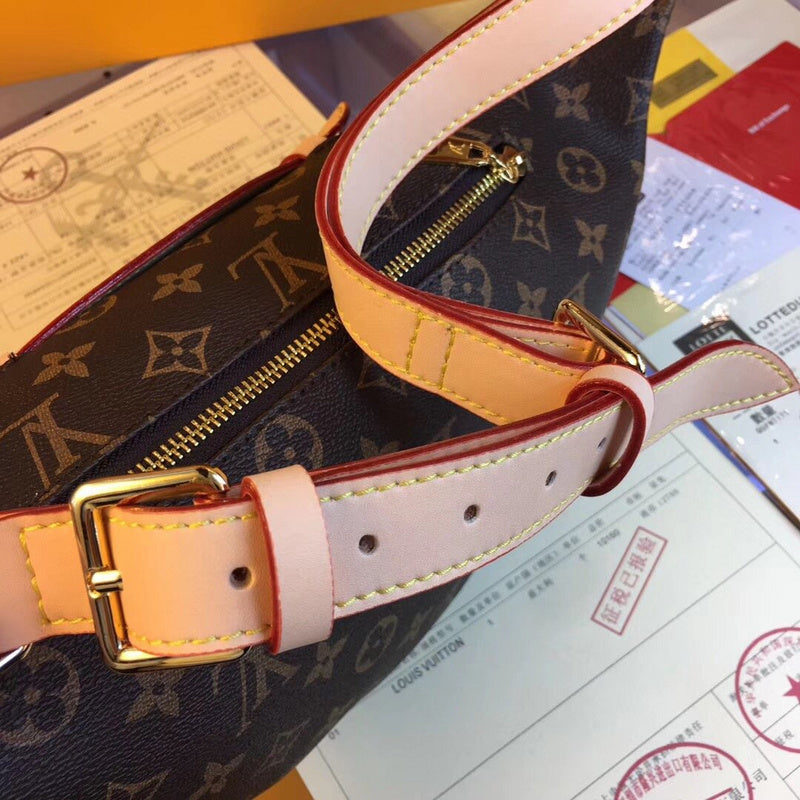 LLP15 Belt leather bag 37x14x13cm  for women and men bag