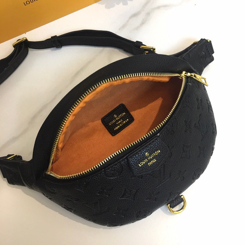 LLP13 Leather bag 37-14-13cm Belt  for women and men  bag