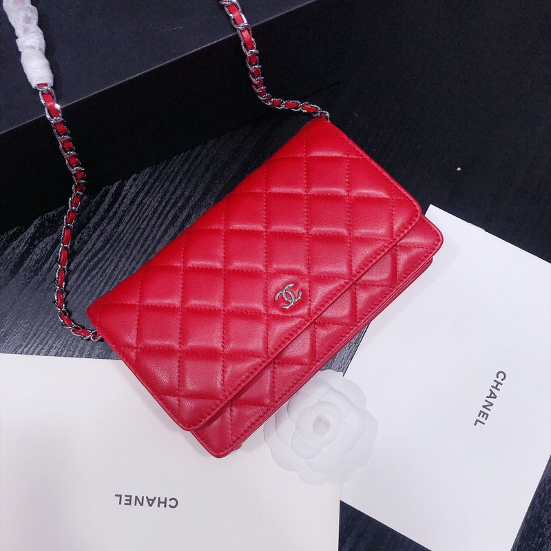 XCP017 Bag leather 19-13-4CM Bag silver logo