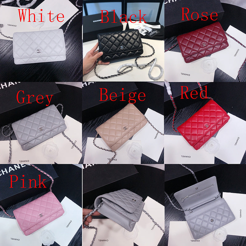 XCP017 Bag leather 19-13-4CM Bag silver logo