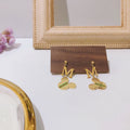 A274  Women's titanium steel Mickey earring jewelry