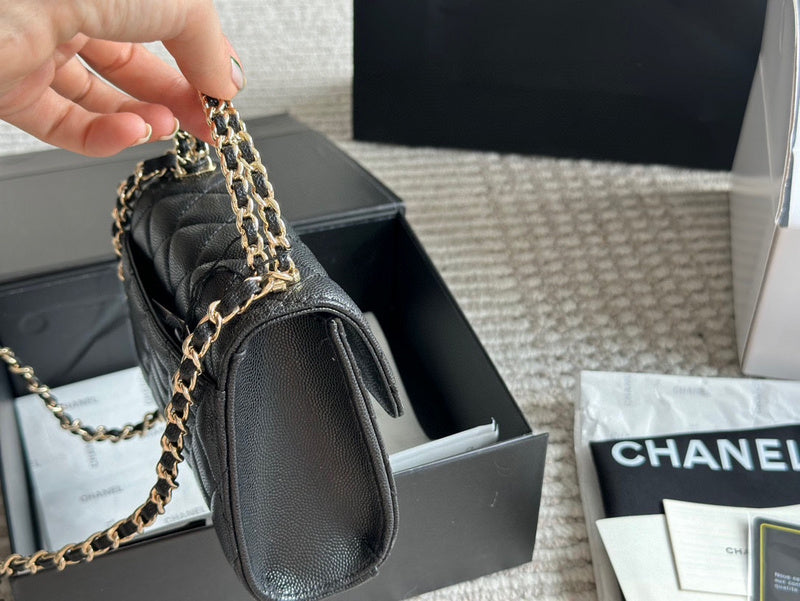 XXCP5 Chanel Bag 15-12CM Quilted Leather Crossbody Bags With Box