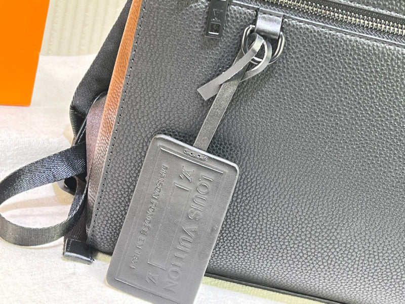 LLP4 Men High quality leather backpack 33x12x38cm Bag