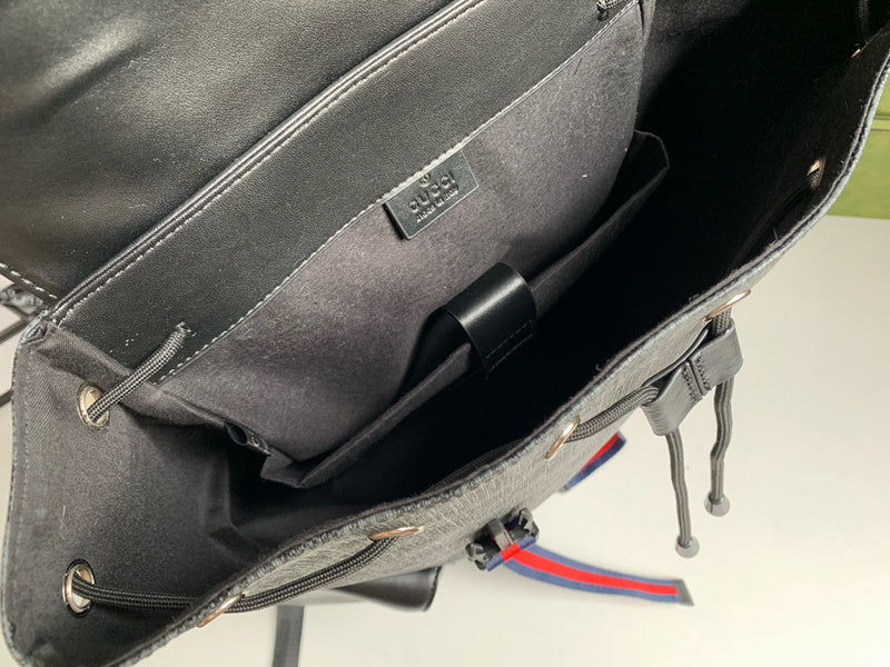 LGP51 Men GG SUPREME backpack large capacity ipad bag 34x42x16cm