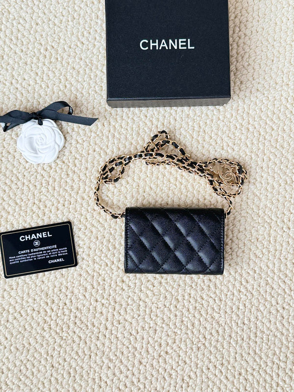 LCP02 Wallet Bag 13.1-7.5-2.1CM Leather bags with box