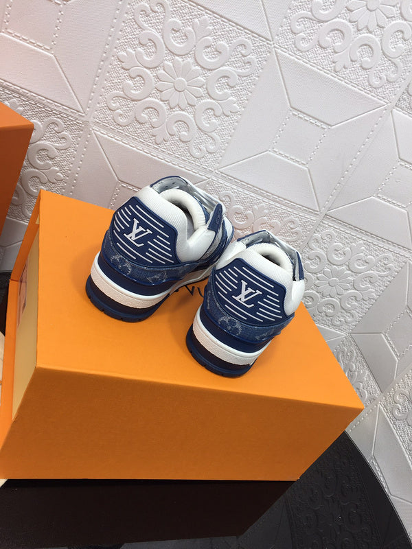 LLS1 High quality leather shoes women 35-41 or man 40-45 with box