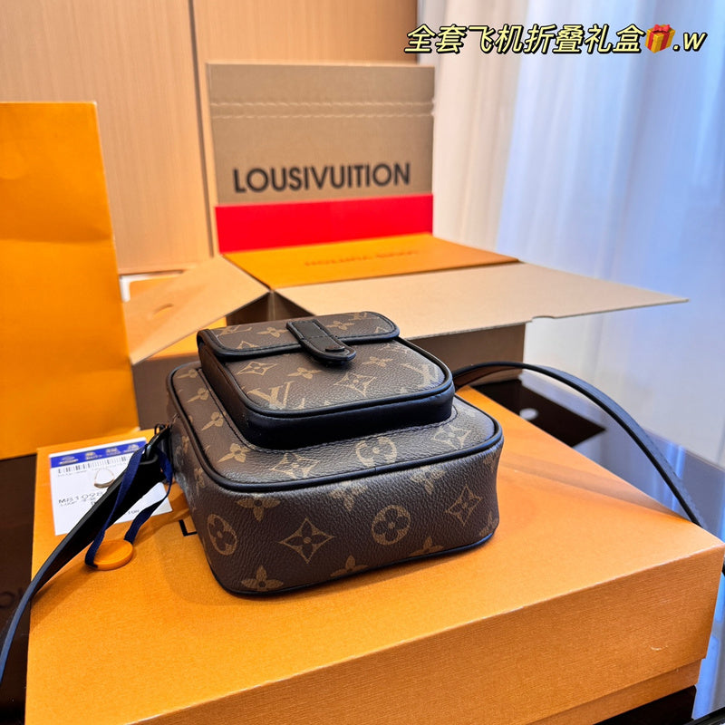 MLP2 Real Leather bag 15-5-18CM Bags  for women and men with box
