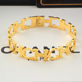 CHB1   316L steel and crystal with 18K gold plated  Jewelry