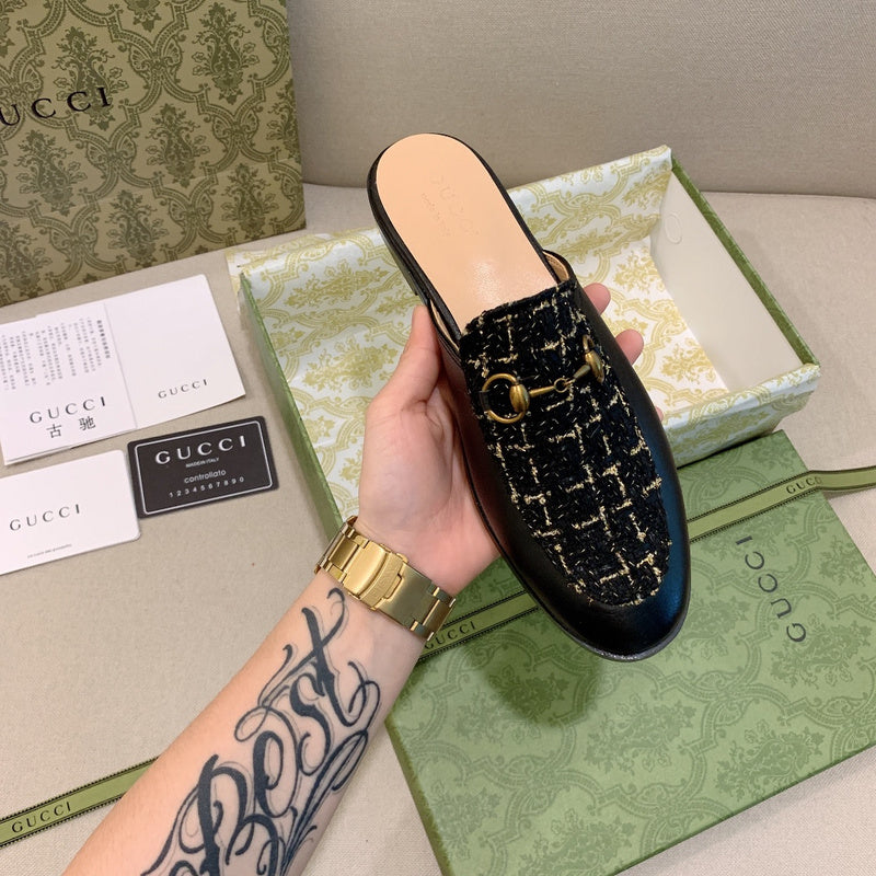 MJGS20 Leather slipper Women shoes 35-43 With box