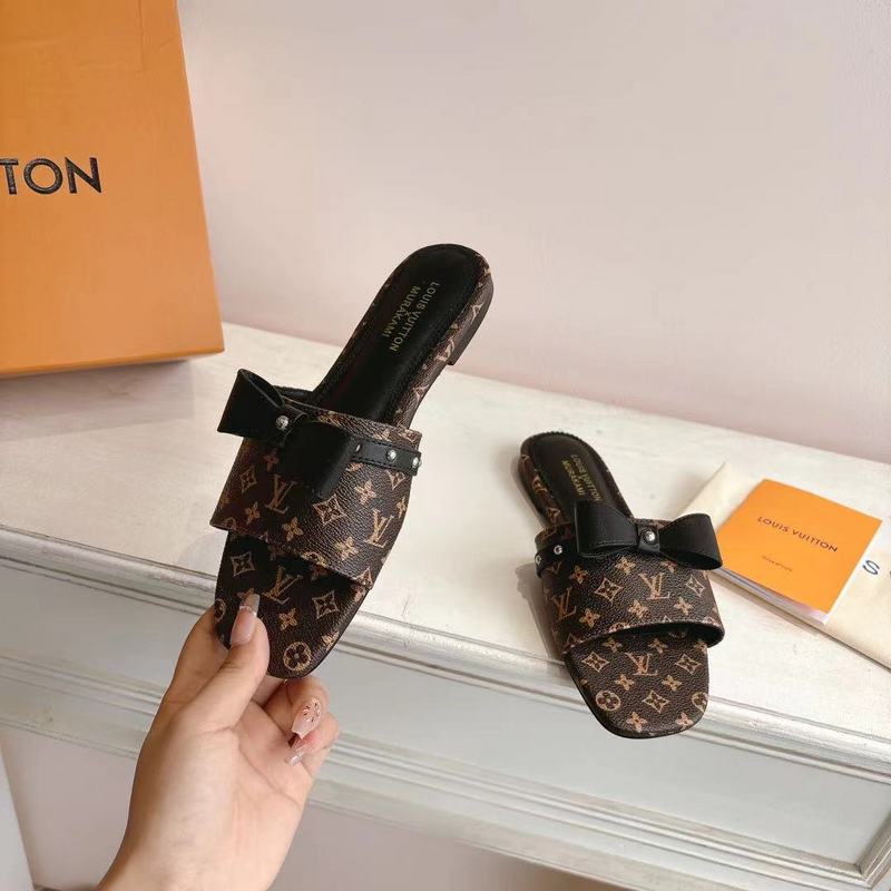 SHLS1 Women slipper Leather Shoes 35-43 with box