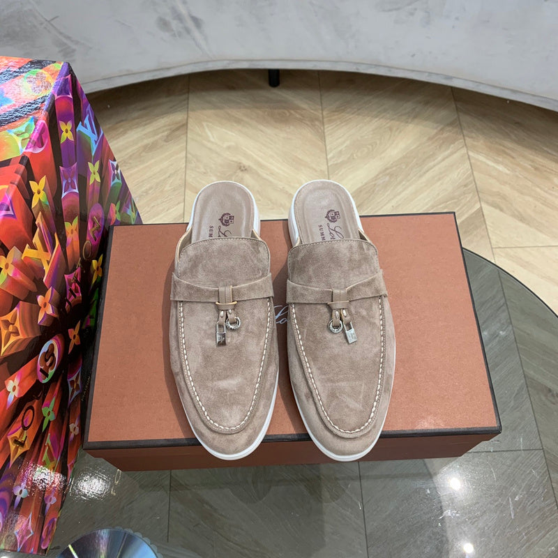 GLS19 Leather shoes Women35-42 Man40-45 Slipper with box