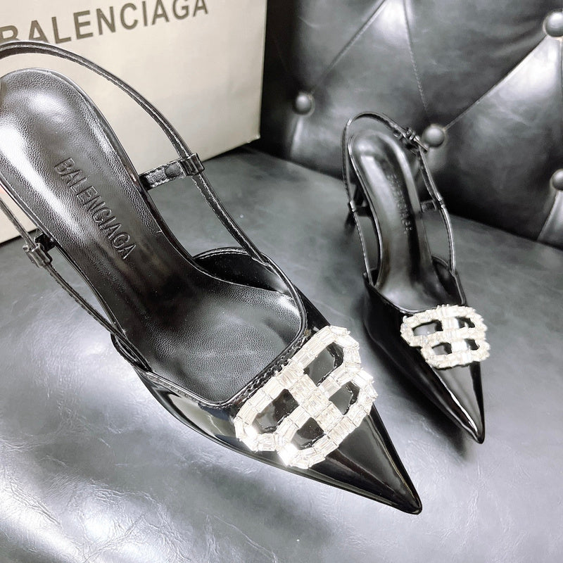 MBS11 Slippers Women 8CM heel shoes 35-42 With box