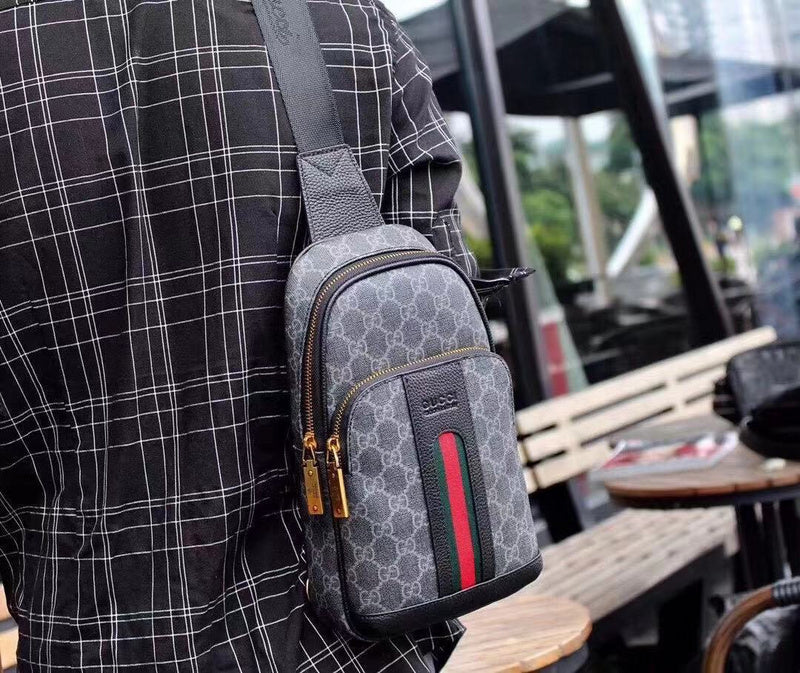 GGP22 Men Shoulder bag leather bag handbag 18-31-5CM