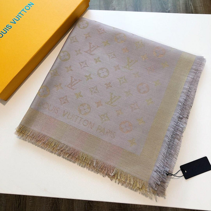 LSC3 Silk cotton 140-140CM scarf Can choose With box