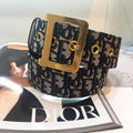 DBL7 wide 5.0cm total length 95-125cm Belt wonderful winder High Quality fashion gold buckle Belt