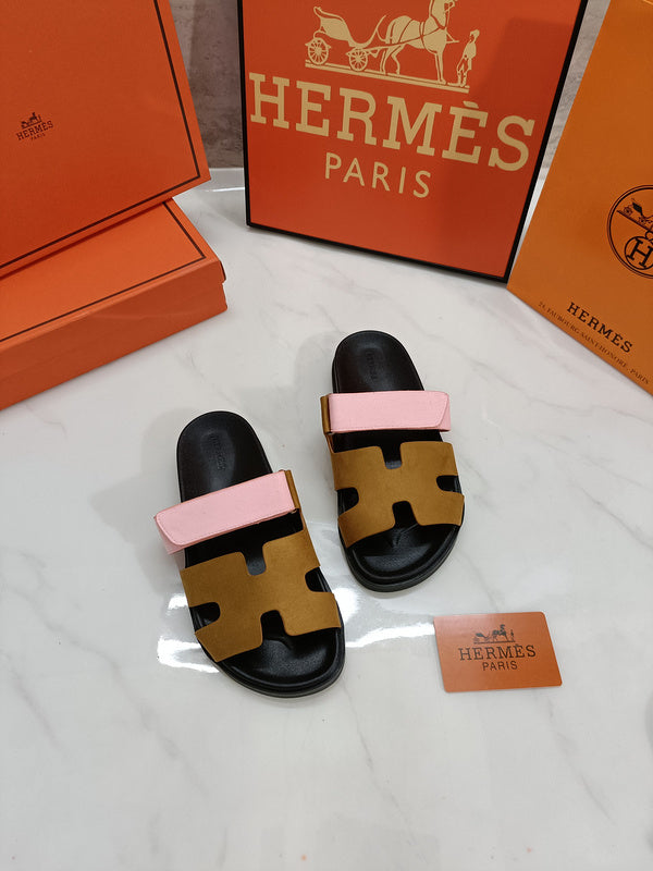 MJHS0 Leather slippers Man and Women shoes 35-44 With box