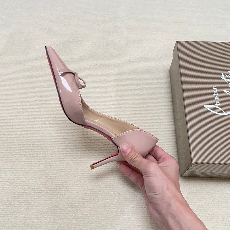 MBCL2 Women Heel 6CM 8CM 10CM Leather shoes 35-41 with box