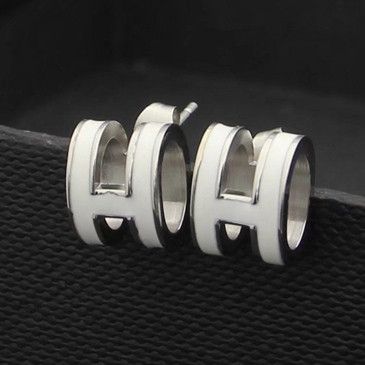 HE04 Fashion New Style Earring Jewelry H earring for women