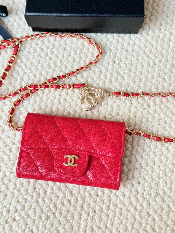 LCP02 Wallet Bag 13.1-7.5-2.1CM Leather bags with box