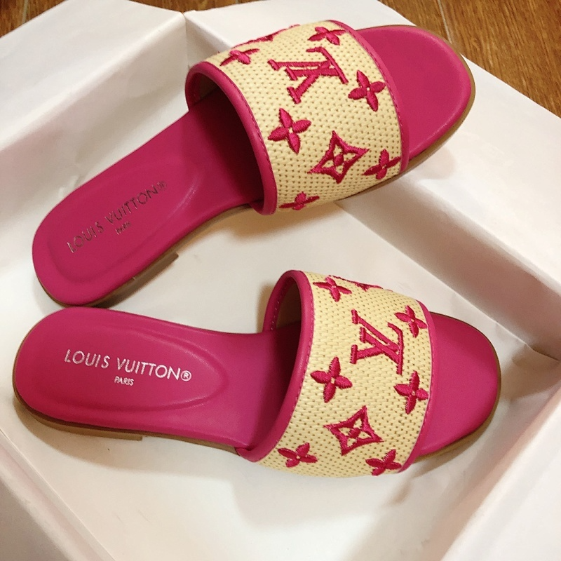 MJLS13 synthetic Leather slippers Women shoes 35-42 With box