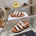 MCS32 Synthetic Leather slippers 35-42 Shoes With box